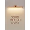 Dc5v 1A Led Wooden Mirror Front Fill Light Adjustable Angle 4000k Magnetic Design Wall Lamp Night