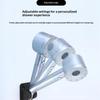 Wall Mount Shower Head Holder Strong Adhesive Residue Free Removable Waterproof ABS Bracket for Bathroom Use