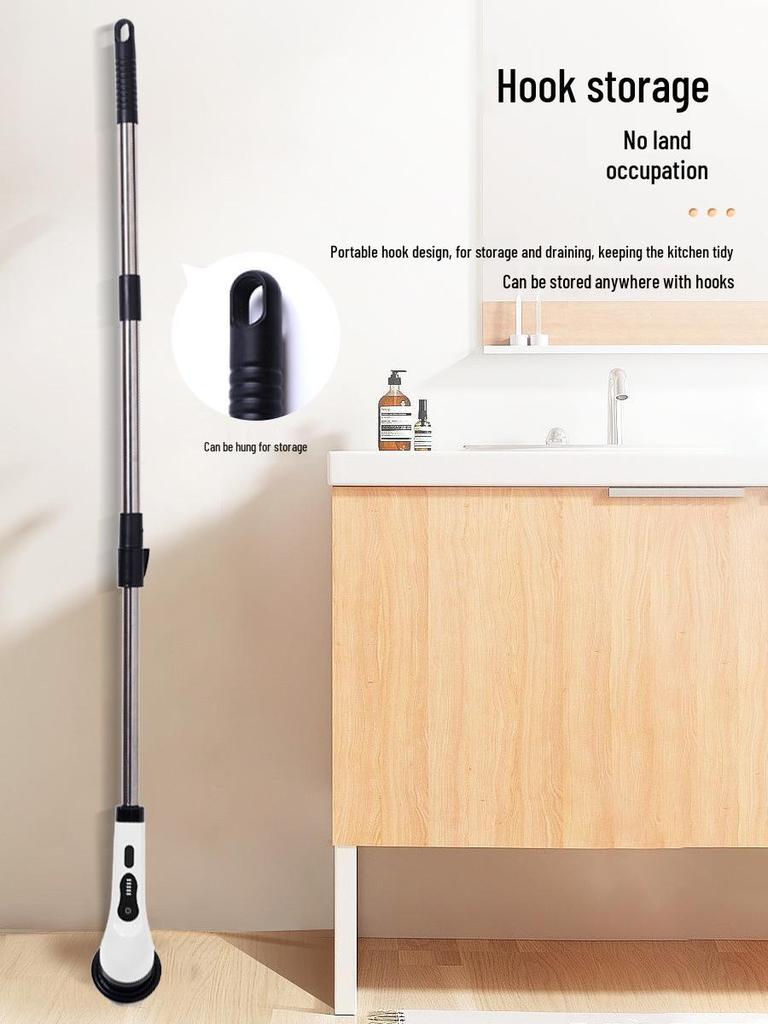 Cross-Border Multifunctional Electric Cleaning Brush for Kitchen and Bathroom