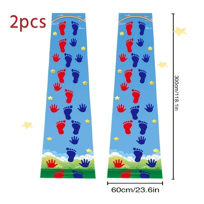 Hands Feet Prints Game Mat for Kids Sensory Integration Training