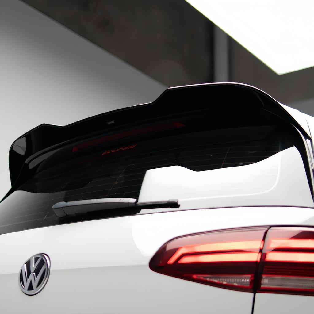 Gloss Black 2 Gen Oettinger Style Rear Roof Spoiler Wings For VW Golf 7 7.5 MK7 7.5 R GTI GTD R-LINE E-GOLF 2012-2020 Bodykits