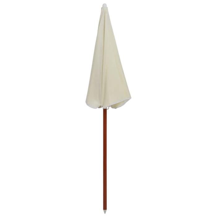VidaXL Parasol de Jardin avec Mât en Acier, Pare-soleil de Patio, Abri de Soleil, Parasol de Terrasse Arrière-cour 47798