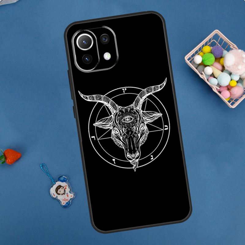 Goat Head Satan Case For Xiaomi 15 Ultra 13 14 11T 12T 13T 14T Pro POCO X7 Pro F5 F6 M6 X3 X5 X6 Pro Coque