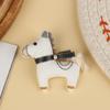 Year Of The Horse New Year Festive Doll Brooch Chinese Style Pony Badge Zodiac Schoolbag Decor Gift
