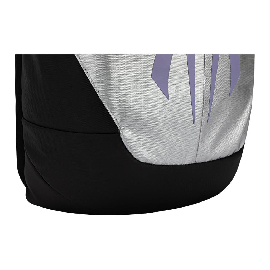 Anta Kyrie Series "Yao Yue" Basketball Fashion Trend Versatile PU Rainbow Backpack Unisex Backpack Black Silver 192531166D-2