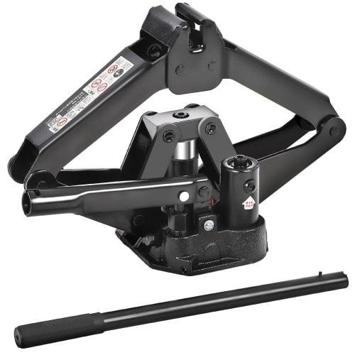 BAL (Ohashi Sangyo) Automotive Hydraulic Oil Pantograph Jack, 1 ton, Maximum 380mm, Minimum 140mm, Overload Valve with Blow Case, Part Number 1377