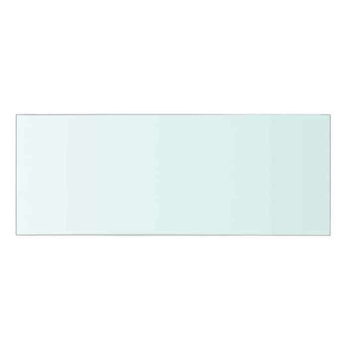 VidaXL Panneaux d'étagère 2 pcs Verre Transparent 40 x 15 cm