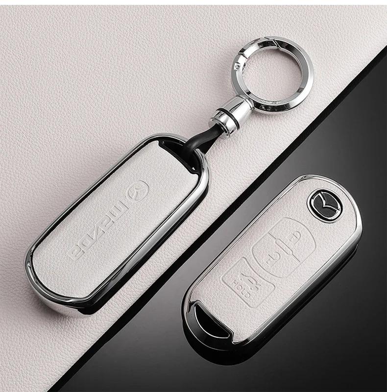 for TPU Car Smart Remote Key Case Cover Shell For Mazda 2 3 5 6 BL BM GJ Atenza Axela Demio CX-3 CX3 CX-5 CX5 CX7 CX-7 CX-9 CX8 ZSTW3