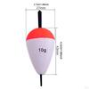 5 Brightly Colored Oval Shaped EVA Foam Fishing Buoys, High Buoyancy for Trout, Catfish, Bass And
