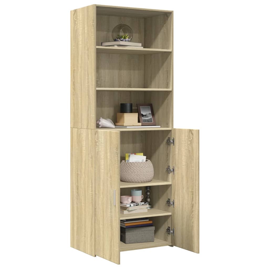 Highboard Sonoma Oak 70 x 42.5 x 185 cm Particleboard