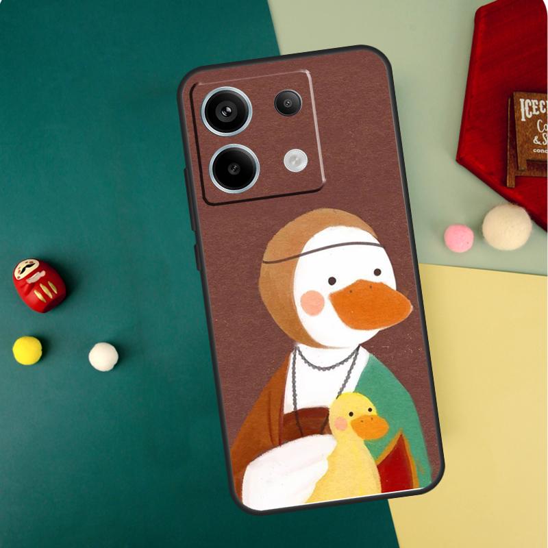 Cartoon Cute Animal Duck Case For Xiaomi Redmi Note 14 Pro 13 12 11 10 15 Pro Plus Redmi 15C 14C 13C 10C 12C 15 Funda