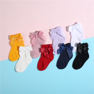 Newborn Baby Summer Mesh Girls Socks Fashion Bow Thin Socks for Girls Infant Clothes Accessories