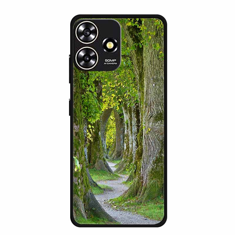 Für ZTE Blade V50 DESIGN 4G Hülle Original Weiches Silikon TPU Handyhüllen Rückseite für ZTE V50 Design 4G Mode Planet Coque