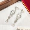 Elegante High-End Perlen Zirkon Ohrringe für Damen - Retro Luxus Statement Schmuck