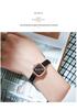 Gedi Retro Small Square Women's Waterproof Casual Watch