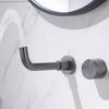 Fırçalanmış Altın Banyo Musluğu Gizli Gri Banyo Lavabo Musluğu Duvar İçi Lavabo Ağızlığı Karıştırıcı Musluk Seti Kombinasyonu Blanoir Pirinç musluk