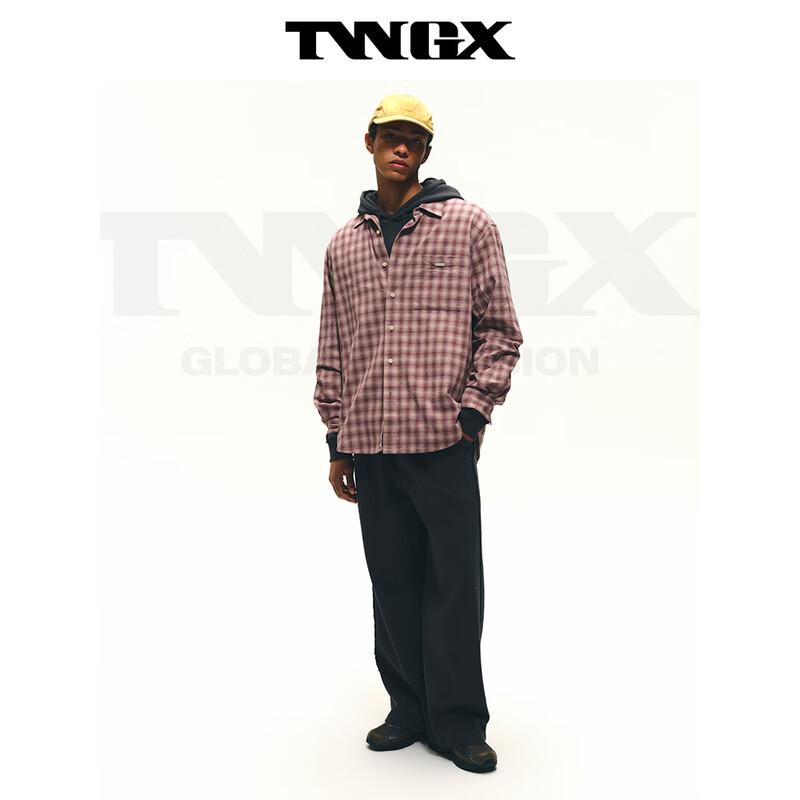 Teenie Weenie Men's Long Sleeve Plaid Shirt