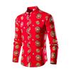 Autumn and Winter New Product Button-up Stand-up Collar Trendy Long-sleeved Shirt Shirt Men's Cardigan