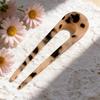 U Shaped Hairpin For Women Korean Style Simple Acetic Acid Hair Stick Updo Meatball Head Hair Pin Girls Hair Decor Accessory