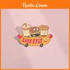 Food Cartoon Distinctive Brooch Stylishly Designed With Hamburger Fries And Hot Elements Dog