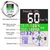 85mm Digital GPS Speedometer Odometer with GPS Antenna TFT Screen IP67 Waterproof Voltmeter for 12V 24V Boat Car Motorcycle