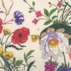 Used AUTHENTIC GUCCI Flora floral pattern Stall Creme pink wool