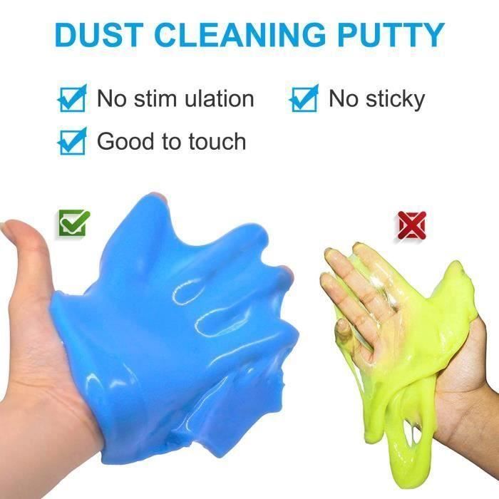 Keyboard Cleaning Gel, Super Clean Keyboard Cleaning Gel 4 Pcs Cleans Dust and Dirt for Computer, Vents of