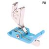 1 PZ Piedino premistoffa per bordo in plastica SP-18 piedino premistoffa per linea incorporata macchina piana piedino premistoffa per bordo tendine di manzo in plastica accessori per cucito