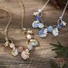 Color Painted Oil Shell Starfish Necklace Small Fresh Beach Shell Ladies Versatile Necklace