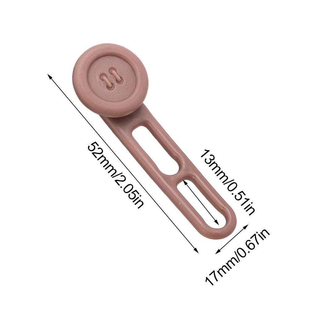 10Pcs Neck Extender Pants Extender Buttons Elastic Collar Button Extender  for Women Men