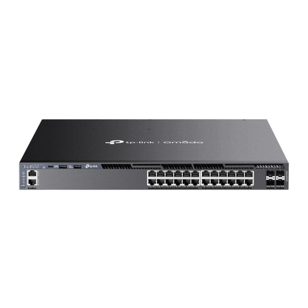 TP-Link Omada SG6428XHP Managed Switch 24x1GbE PoE+ 4x10GbE SFP+ Black