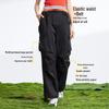 Camel Women's Fleece-Lined Straight-Leg Cargo Pants
