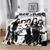 Band Maid Blanket Decke, Lightweight Warm Insulation Sofa Bed Office Car Knee Pads Blankets,Couverture,Deken,Frazada