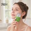Ice Roller for Face, Silicone Ice Mold with Facial Massager, Pore Tightening Cold Compress Tool for Redness Relief, Portable Skincare Ice Cube Tray