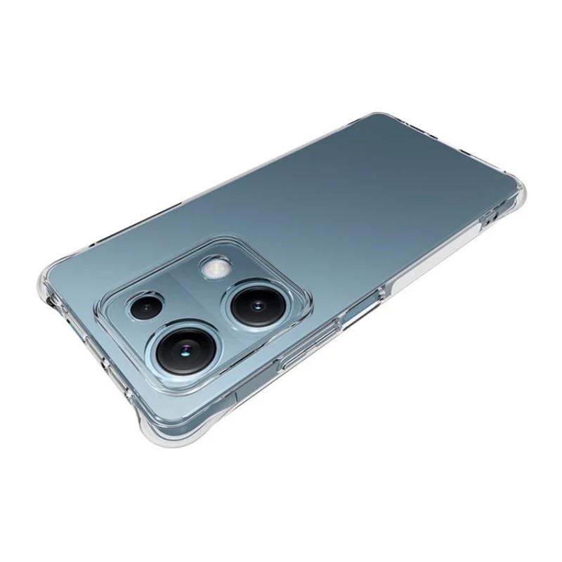 For Xiaomi Redmi Note 14S 4G Clear TPU Case WANLONFENG TM Series 2.0mm Phone Back Cover