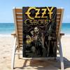 proof beach towel with a Ozzy Madman pattern - soft,absorbent,quick-drying,machine washable - perfect for swimming,camping,bathing