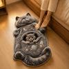 2D Cat-Shaped Area Rug Non-Slip Cartoon Carpet Cute Home Decor Carpet  Living Rooms
