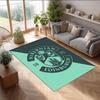 Tappeto Morbido per Pavimento Antiscivolo Hibernian FC Calcio Calcio Modello Tappeto per Interni Tappetino Decorazione Sportiva per Camera da Letto