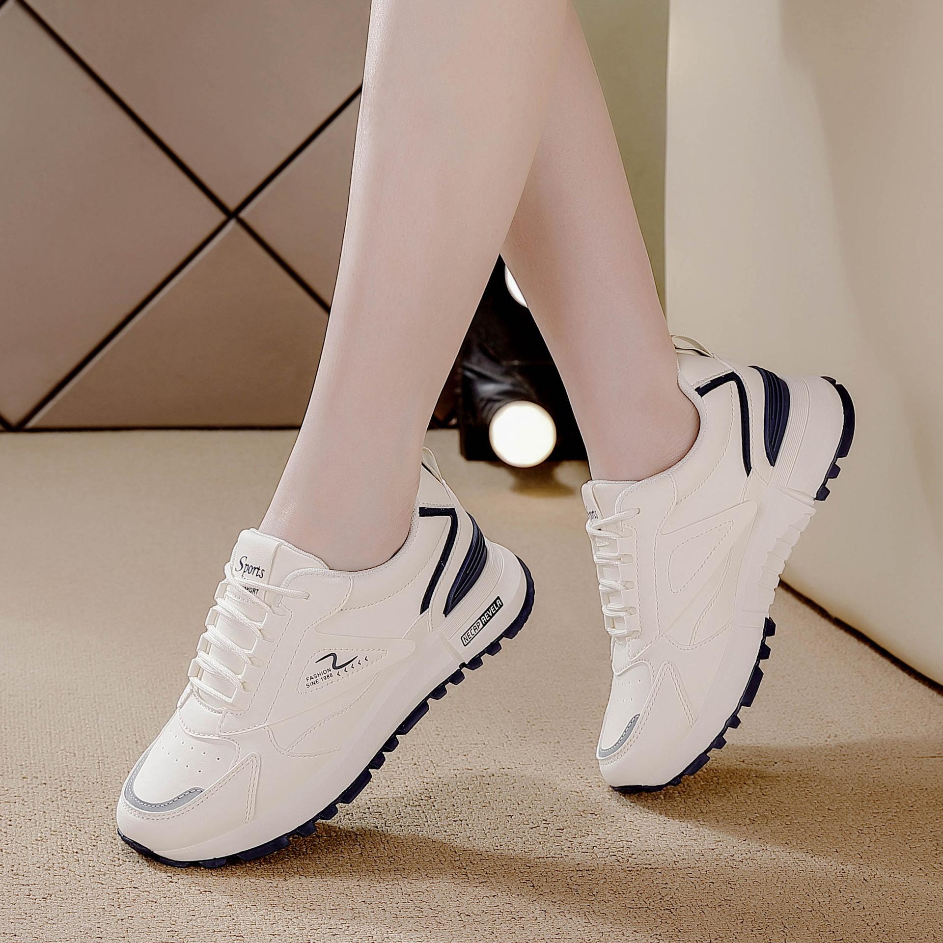 

Кроссовки Большого размера Женские 2025 Весна и Лето Универсальный Тренд Женская обувь Папа Форрест Гамп Беговые кроссовки Модные Одинарные туфли Женские 42