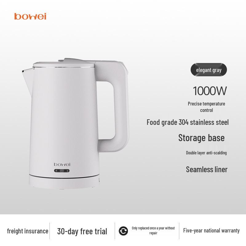 

0.8L Stainless Steel Electric Kettle with Auto Shut-off for Hotel, Guesthouse & Apartment