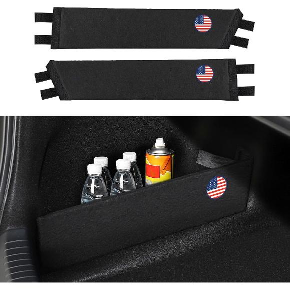 2PCS Rear Trunk Organizer Side Divider Board Compatible with 11th Gen Honda Accord 2024 2025 Interior Accessories