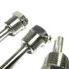 2Pcs G1/2 Weldless Thermowell 50/100/300mm 304 Stainless Steel Thermowell with Screw Locking Thermocouple Thermopocket