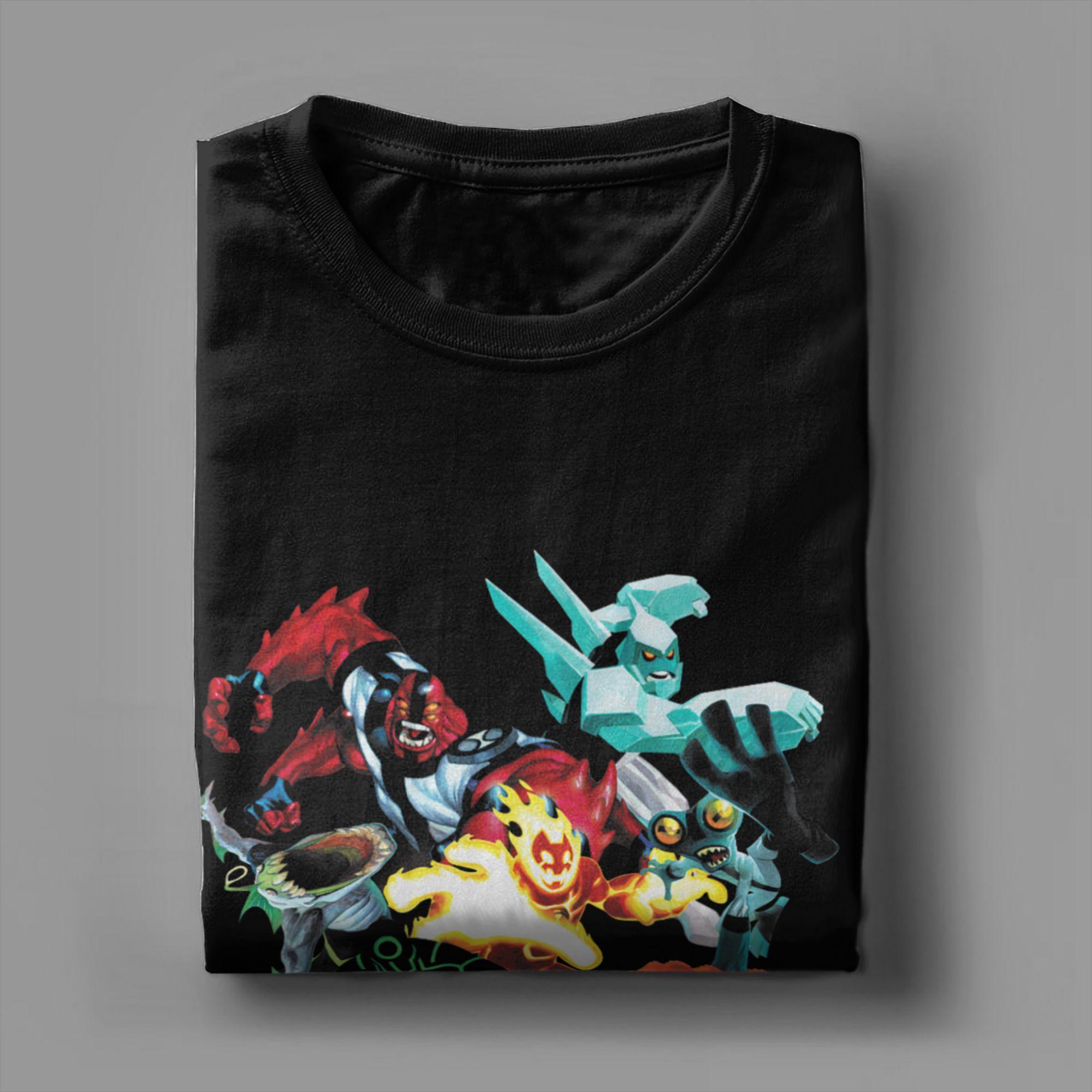 

Ben 10 Alien Cotton T Shirt For Men Summer Vintage T-Shirts Comfortable Harajuku Tees Oversize Pattern Tops - Men s Summer ... S разноцветный