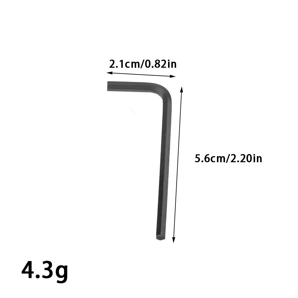 7 PZ/Set 0.7~3mm Mini Chiave Esagonale Set Chiavi Allen Acciaio Legato Chiave Inglese Kit Cacciaviti Utensili Manuali Multifunzionali per Riparazioni
