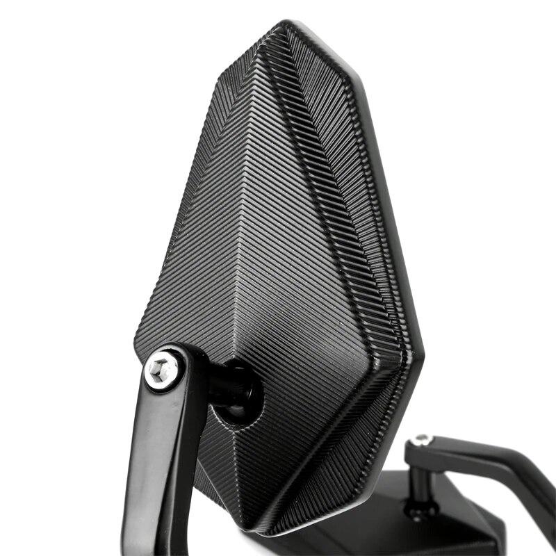 Oglinzi retrovizoare universale pentru motociclete Oglinda retrovizoare cu capătul barei de mâner pentru Yamaha MT07 FZ07 FZ09 MT09 MT-07 MT-09 Tracer