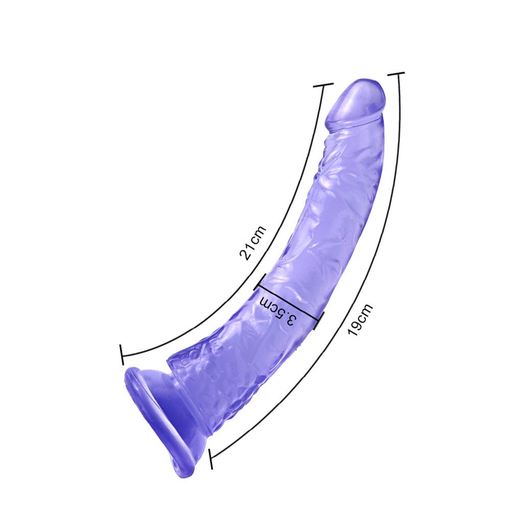 Soft Dildo Realistic Fake Long Penis Butt Plug Adult Sex Toys For Woman Men Vagina Anal