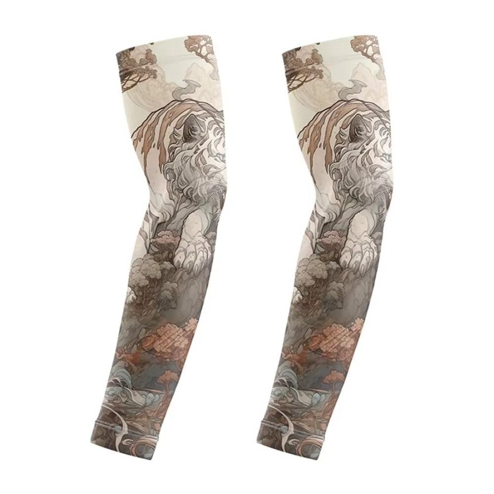 Quick Dry Flower Arm Sleeves Breathable Tattoo Arm Sleeves Fashion Arm Cover  Summer