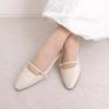 Low heel flat made in 134135100011 [Diana] shoes, Japan, silver, 23.5cm,