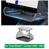 Für Tesla Neues Modell 3 Y YL Juniper Highland 2025 2026 Versteckte Aufbewahrungsbox-Schale unter dem Bildschirm Mittelkonsole ETC Kristall-Organizer