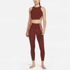 Nike Yoga Dri-FIT Luxe 7/8 Color Block High-Waisted Leggings Women Leggings Red DM7672-217